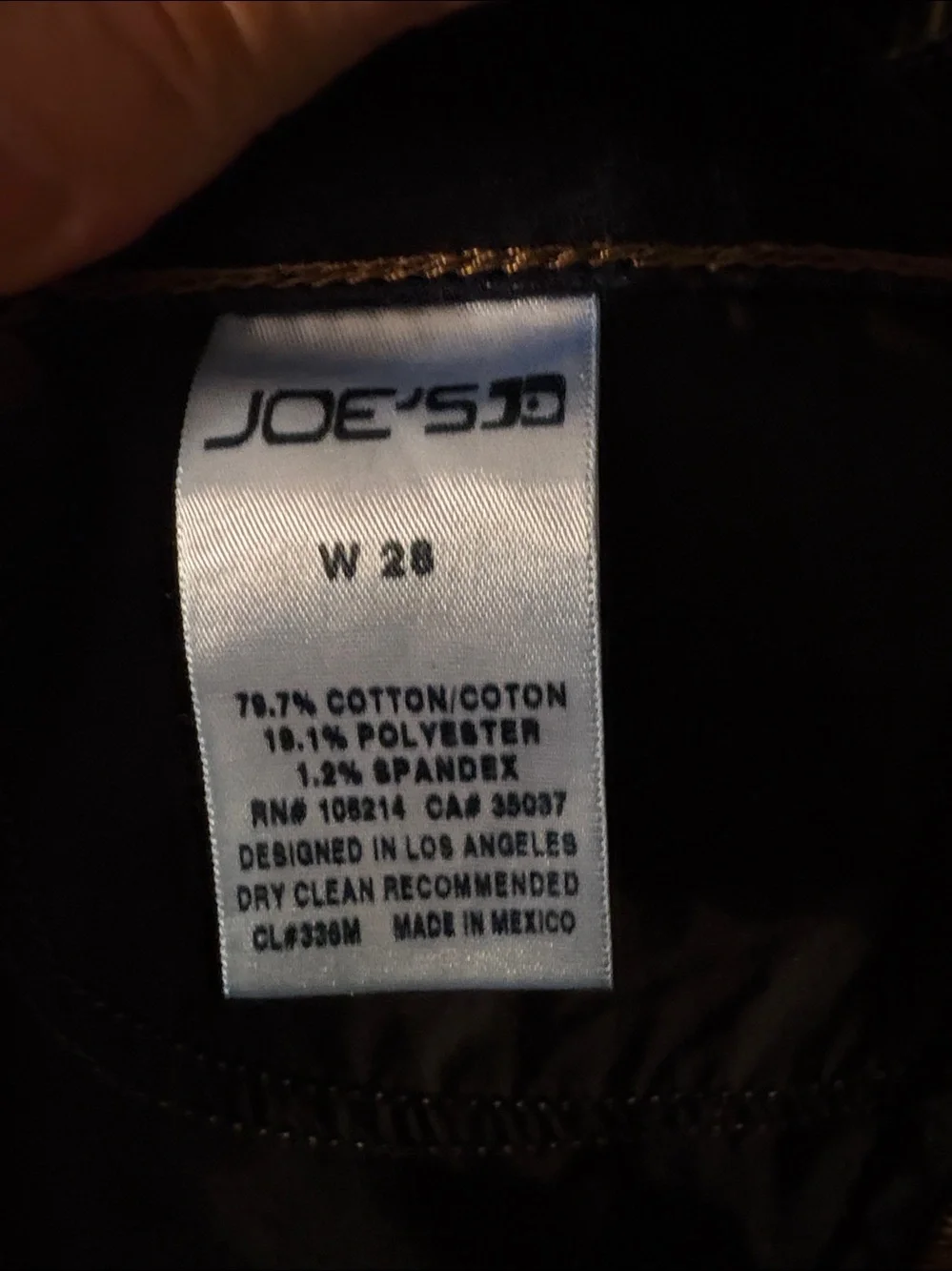 Joe's Jeans Chrissy dark Blue Denim Shorts